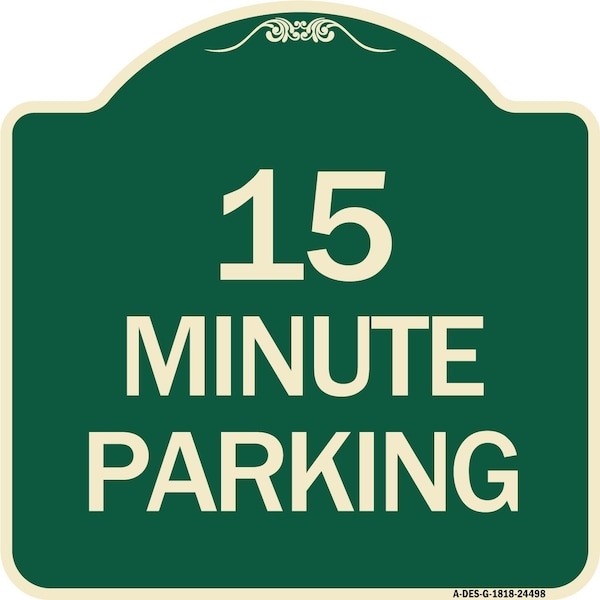 Signmission 2 Hour Parking Parking for Customers Heavy-Gauge Aluminum Sign, 18" x 18", G-1818-24498 A-DES-G-1818-24498 - main